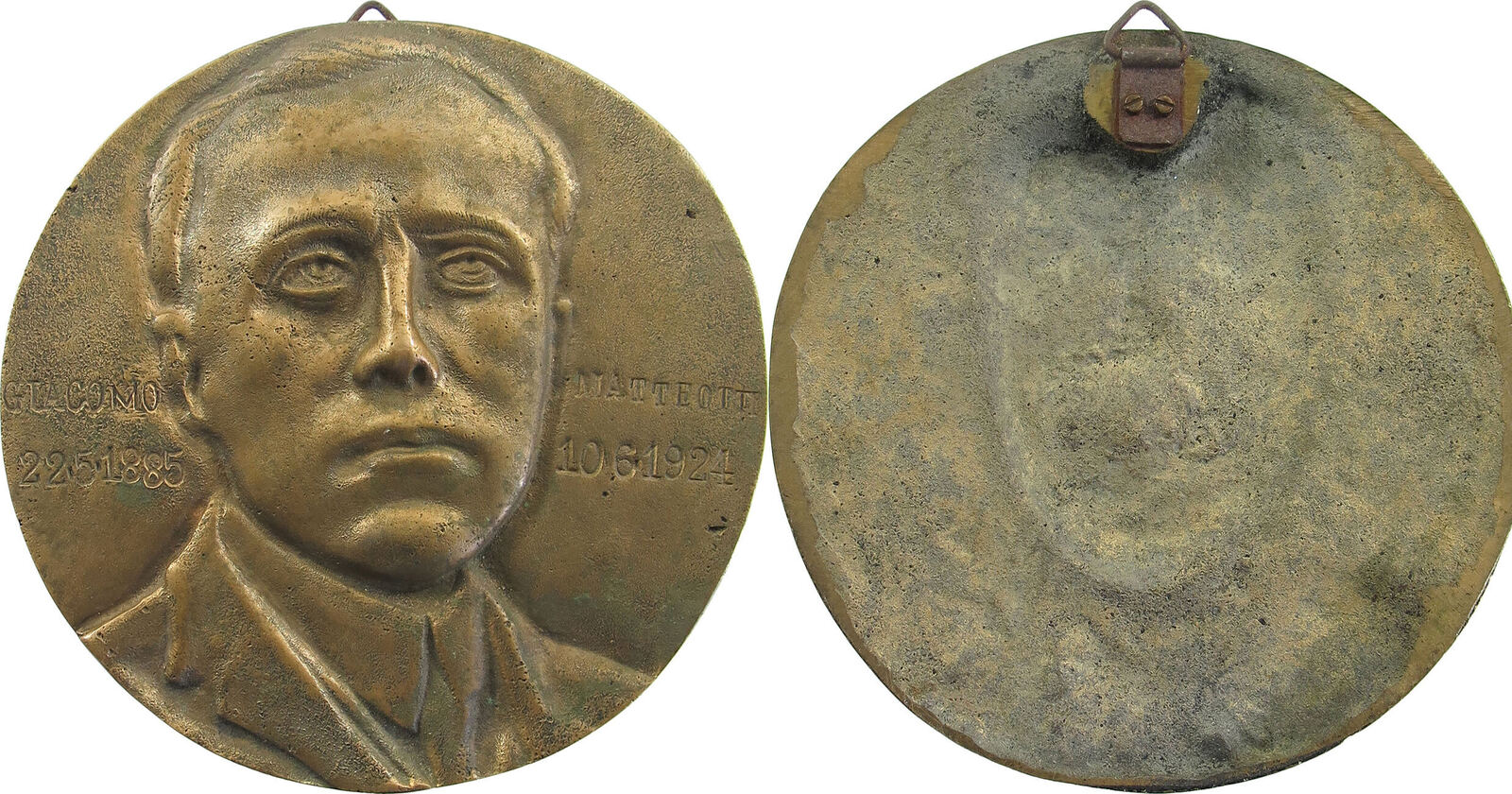 ITALY MEDAL 1924 Matteotti (18551924) VZ