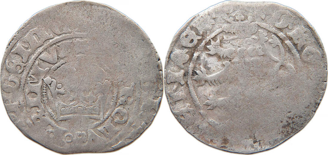 BÖHMEN PRAGER GROSCHEN O.J. Karl IV. von Luxemburg, 1346 1378 S MA