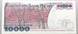 POLAND 10000 ZLOTYCH 1988 VZ