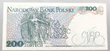 POLAND 200 ZLOTYCH 1988 VZ