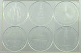 USSR MEDALS 6X PLASTIC MEDAL UNC