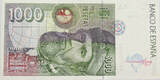 SPAIN 1000 PESETAS 1992 VZ