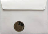 RUSSIA USSR MEDAL 1987 POLAR BEAR 30 YEARS OF WWF PROOF NUMISBRIEF STATIONERY UNC