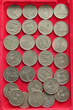 COLLECTION LOT ISRAEL 1/2 SHEKEL 28PC 190G DIV.