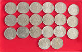 COLLECTION LOT FINLAND 1 MARKKA ALL DIFFERENT DATES 20PC 124G DIV.
