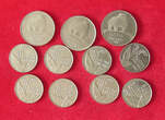 COLLECTION LOT FINLAND 10 50 PENNIA TOP ALL DIFFERENT DATES 11PC 26G DIV.