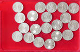 WEIMARER REPUBLIK COLLECTION LOT 50 PFENNIG COLLECTION LOT GERMANY WEIMAR 50 PFENNIG 20PC 34G DIV.