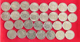 COLLECTION LOT 25 CENTS COLLECTION LOT NETHERLANDS 25 CENTS ALL DIFFERENT DATES 30PC 91G DIV.