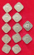 COLLECTION LOT 5 CENTS COLLECTION LOT NETHERLANDS ANTILLES 5 CENTS TOP 12PC 56G DIV.