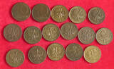 COLLECTION LOT 2 ZLOTY COLLECTION LOT POLAND 2 ZLOTY ALL DIFFERENT DATES 16PC 51G DIV.