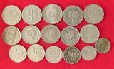COLLECTION LOT POLAND ALL DIFFERENT DATES 16PC 107G DIV.