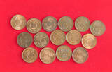 COLLECTION LOT 5 ÖRE COLLECTION LOT SWEDEN 5 ÖRE ALL DIFFERENT DATES 15PC 44G DIV.