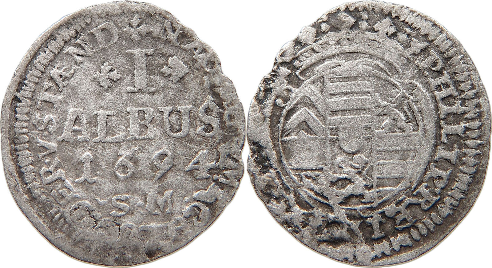 HANAU LICHTENBERG ALBUS 1694 Philipp Reinhard 16751712. SSS
