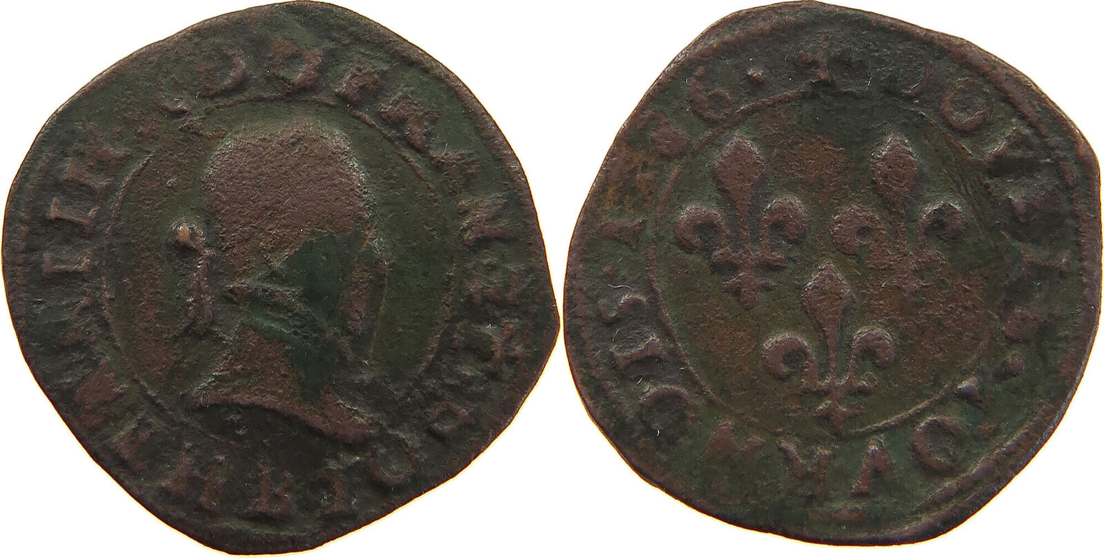 FRANCE DOUBLE TOURNOIS 1586 B Henri III. (1574-1589) S | MA-Shops