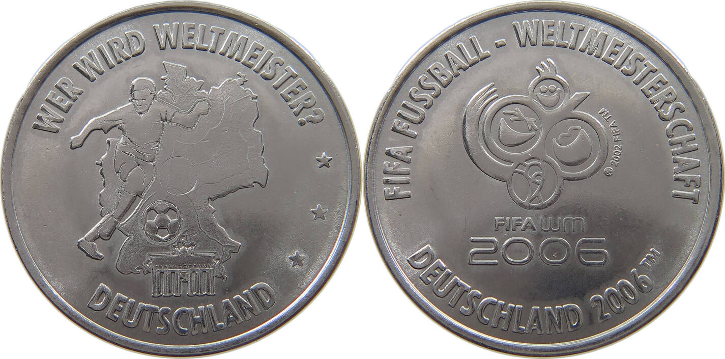 MÜNZE-MEDAILLE - FIFA WM 2006 - FIFA EM 2008
