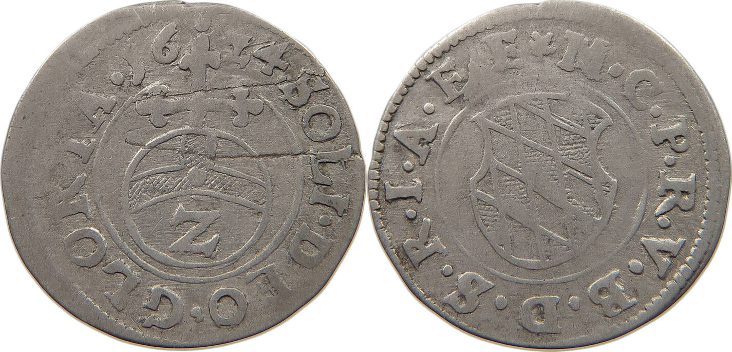 BAYERN 1/2 BATZEN 1624 Maximilian I., Als Kurfürst (1623-1651) S | MA-Shops