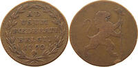 HAUS HABSBURG 2 LIARDS Belgischer Aufstand 1789-1790. -