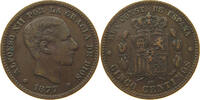 SPAIN 5 CENTIMOS Alfonso XII. (1874–1885) -