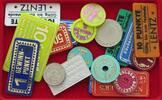 DEUTSCHLAND COLLECTION LOT DEUTSCHLAND PLASTIC TOKENS MEDALS 19PC 63GR -