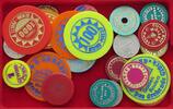 DEUTSCHLAND COLLECTION LOT DEUTSCHLAND PLASTIC TOKENS MEDALS 22PC 61GR -