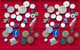 EUROPE SMALL GROUP / COLLECTION / LOT JETONS MEDALS 31 pc 233 g -
