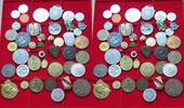EUROPE SMALL GROUP / COLLECTION / LOT JETONS MEDALS 42 pc 365 g -
