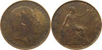 GREAT BRITAIN PENNY Edward VII., 1901 - 1910 -