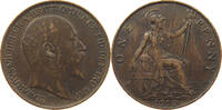 GREAT BRITAIN PENNY Edward VII., 1901 - 1910 -