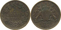 BADEN DURLACH 1/2 KREUZER Friedrich I. Großherzog (1852-1907) -