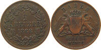 BADEN DURLACH 1/2 KREUZER Friedrich I. Großherzog (1852-1907) -
