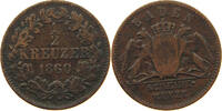 BADEN DURLACH 1/2 KREUZER Friedrich I. Großherzog (1852-1907) -