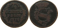 BADEN DURLACH 1/2 KREUZER Karl Friedrich 1738-1806 -