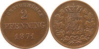 BAYERN 2 PFENNIG Ludwig II. (1864-1886) -