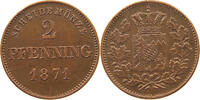 BAYERN 2 PFENNIG Ludwig II. (1864-1886) -