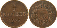 BAYERN 1/2 KREUZER Maximilian II. Joseph (1848-1864) -