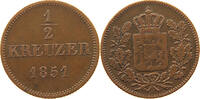 BAYERN 1/2 KREUZER Maximilian II. Joseph (1848-1864) -