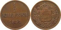 BAYERN 1/2 KREUZER Maximilian II. Joseph (1848-1864) -
