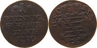 SACHSEN COBURG SAALFELD PFENNIG Ernst Friedrich 1764-1800. -