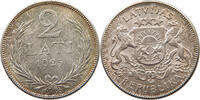 2 LATI 1925 LATVIA  VZ