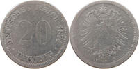 KAISERREICH 20 PFENNIG 1874 D S