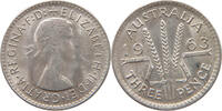 AUSTRALIA 3 PENCE 1963 Elizabeth II. (1952-2022) VZ