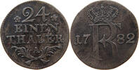 BRANDENBURG PREUSSEN 1/24 TALER Friedrich II. 1740-1786. -