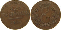 SACHSEN COBURG SAALFELD 2 PFENNIG Ernst I. (1806-1826) -