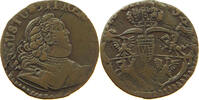 POLAND GROSZ GROSCHEN 3 SCHILLING August III 1733-1763 CUT PLANCHET -