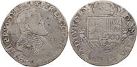 SPANISH NETHERLANDS 1/2 ESCUDO FELIPE II. 1556-1598 Dordrecht -
