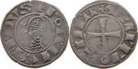 CRUSADER ANTIOCH DENIER BOHEMOND III. 1163-1201. -