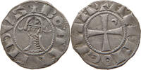 CRUSADER ANTIOCH DENIER BOHEMOND III. 1163-1201. -