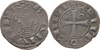 CRUSADER ANTIOCH DENIER BOHEMOND III. 1163-1201. -