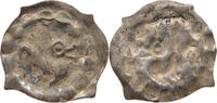 BREISGAU Vierzipfeliger Pfennig Vierzipfeliger Pfennig um 1250. Lindwurm nach rechts -