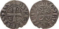 FRANCE BOURGOGNE DENIER Hugues IV (1218-1272) DIJON -